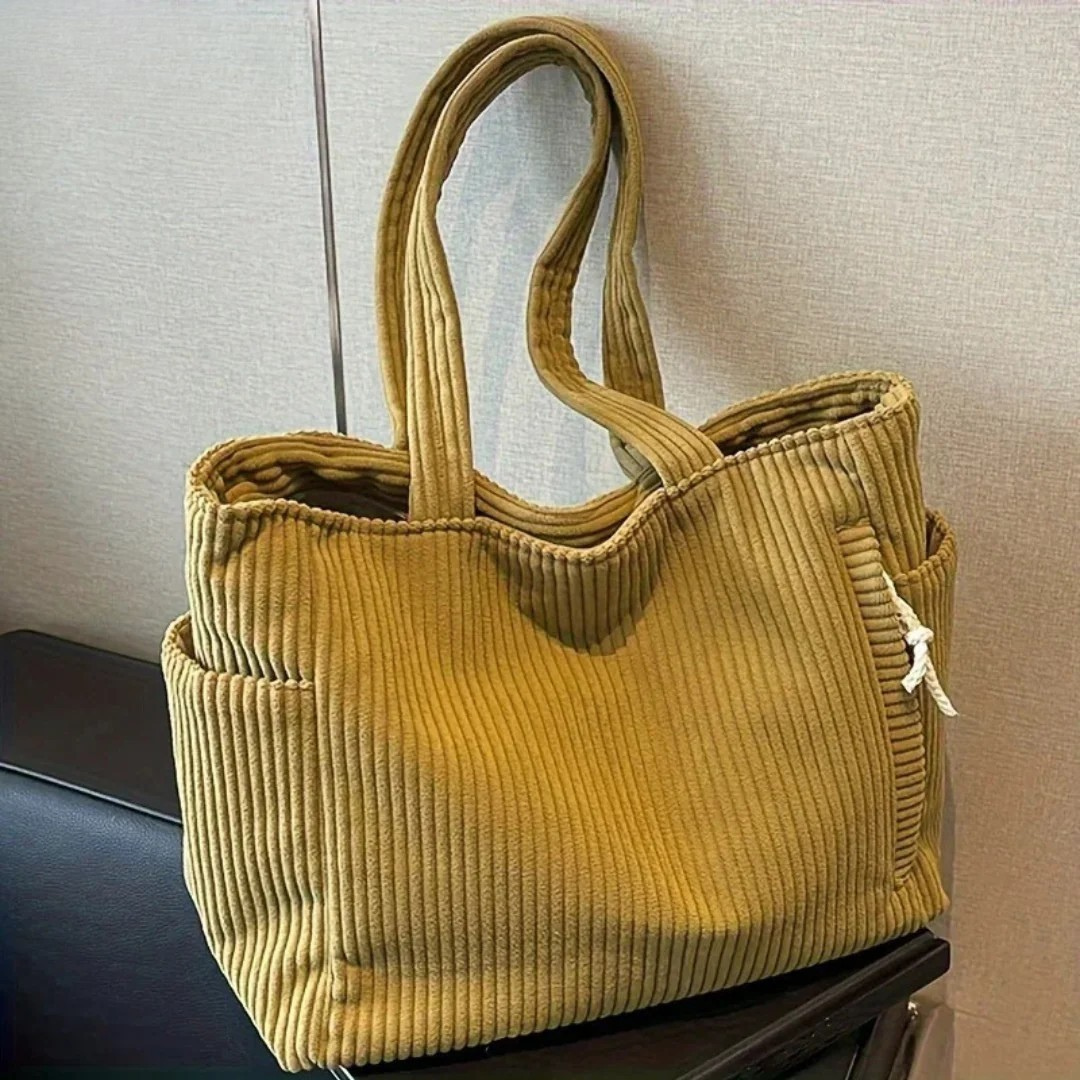 Ellie | Corduroy Tote Bag