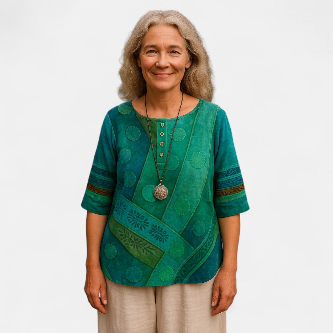 NORTHLINE STUDIO™ | Oversized Colourful Top