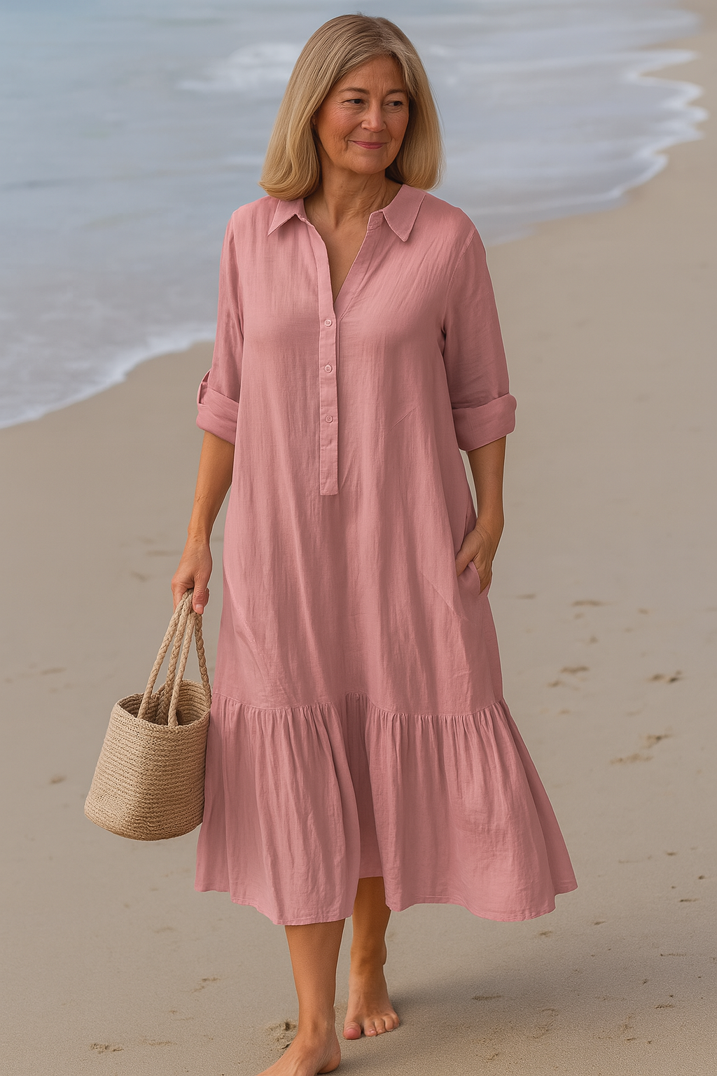 Grace | Collared Hemline Summer Dress