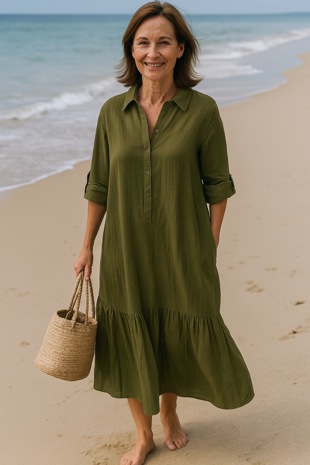 Grace | Collared Hemline Summer Dress