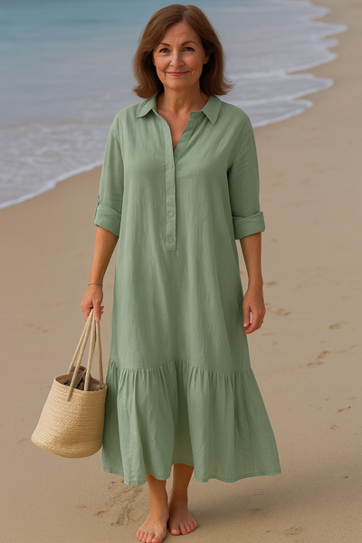 Grace | Collared Hemline Summer Dress