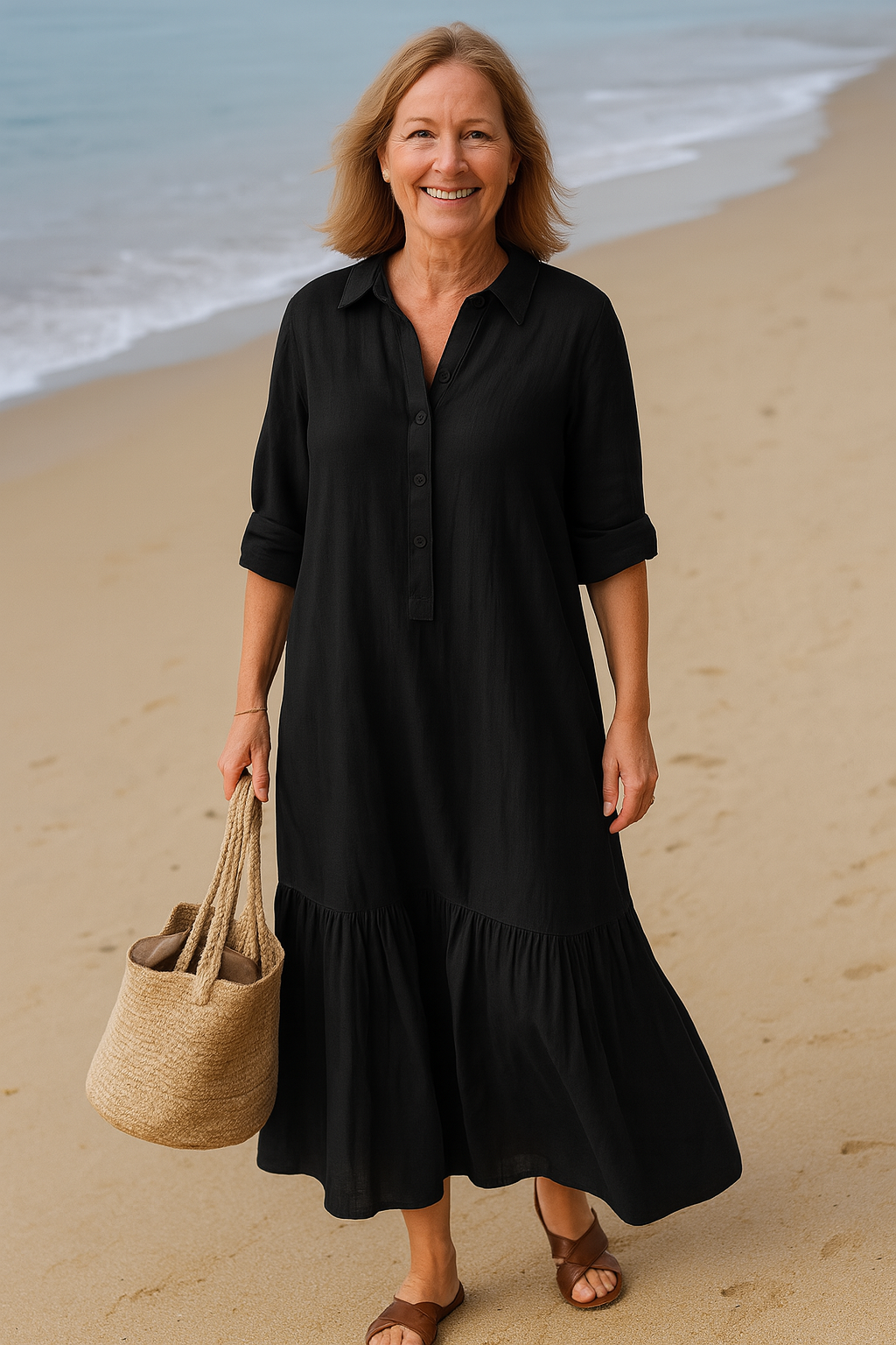 Grace | Collared Hemline Summer Dress