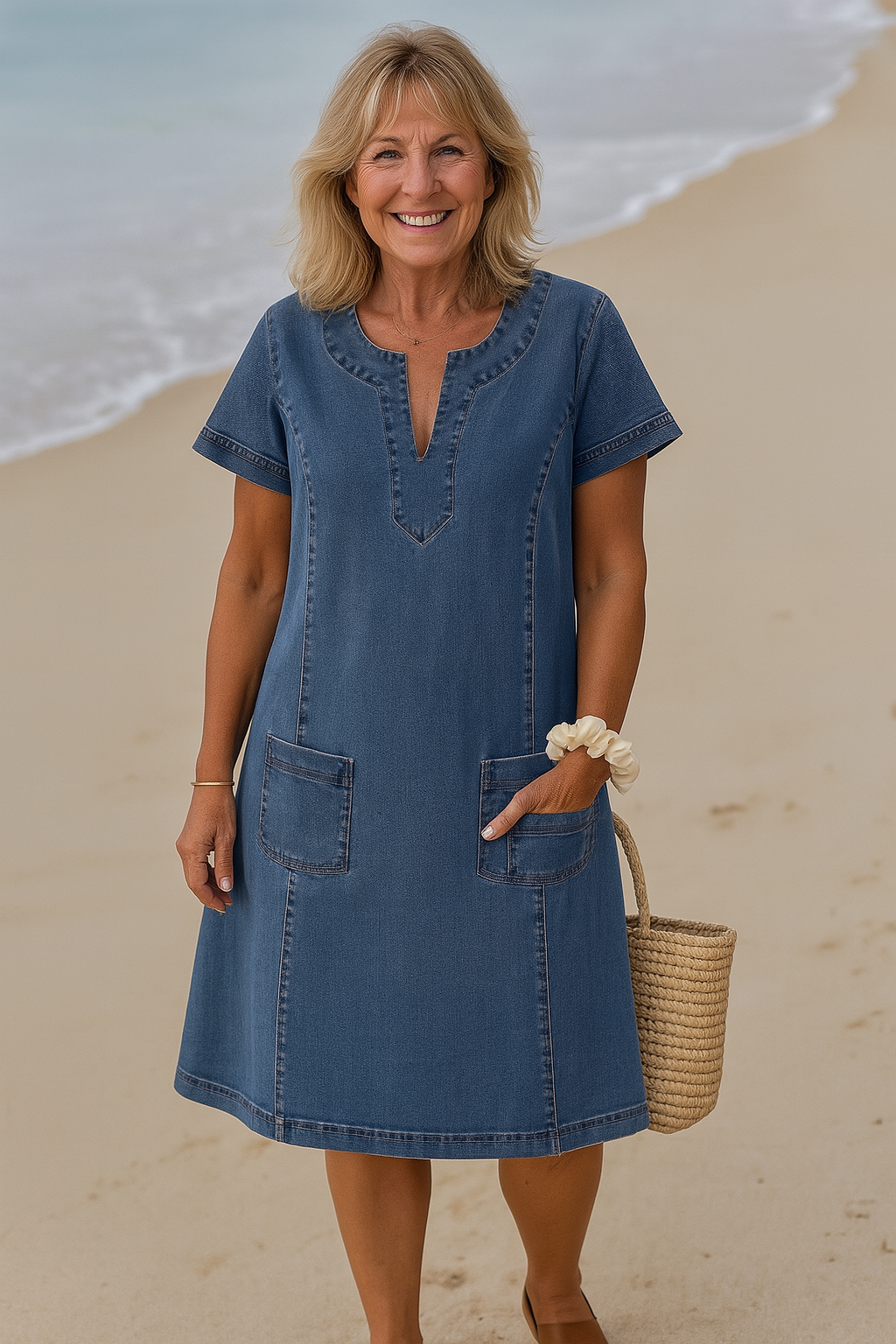 Stella | Casual Denim Summer Dress