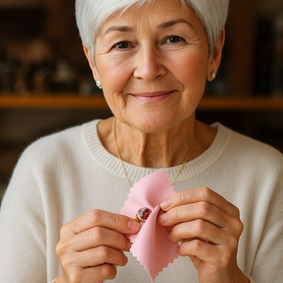 Claire's LuxeShine Jewelry Cleaning Wipes – 50 Ultra-Soft Polishing Cloths for Brilliant Sparkle