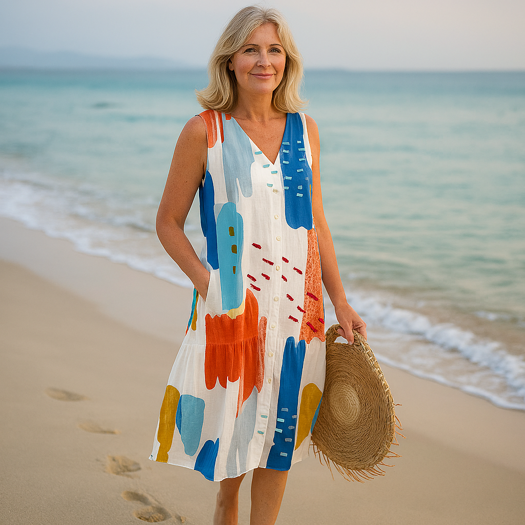 Layla | Sleeveless Floral Summer Dress