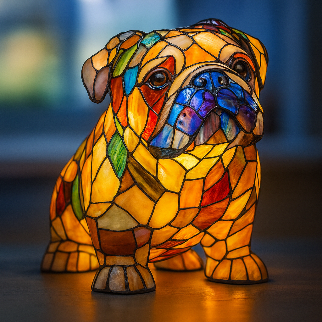 Ombre | Magical Glass Lamp for Dogs in Color