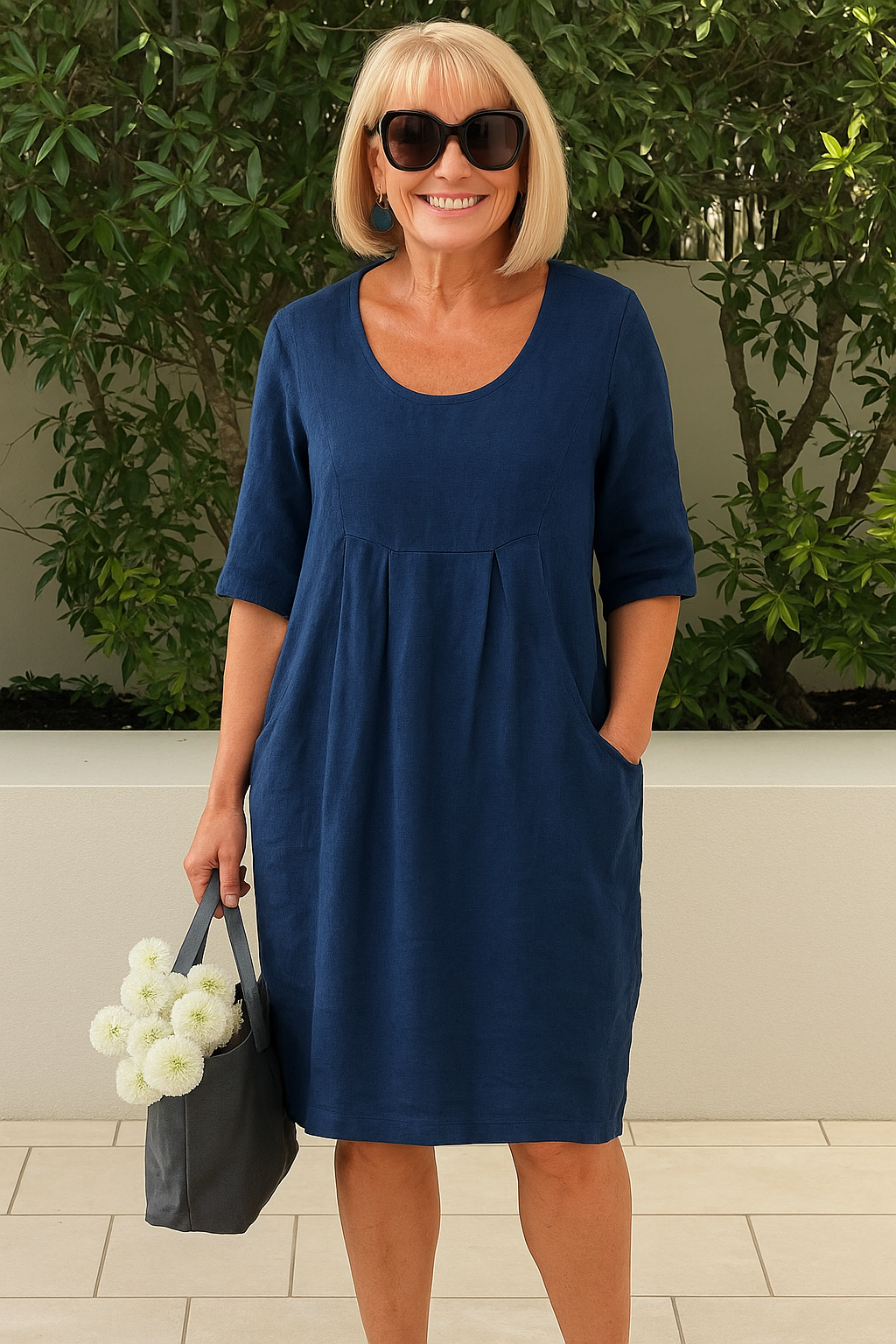 Nancy | Everyday Linen Pocket Dress