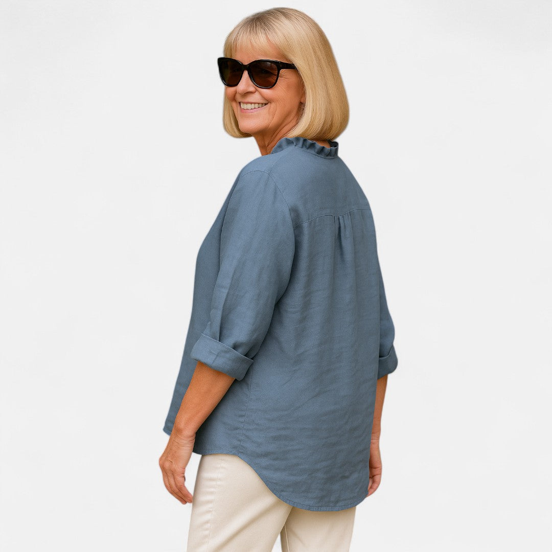 NORTHLINE STUDIO™ | Cozy Ruffle Blouse