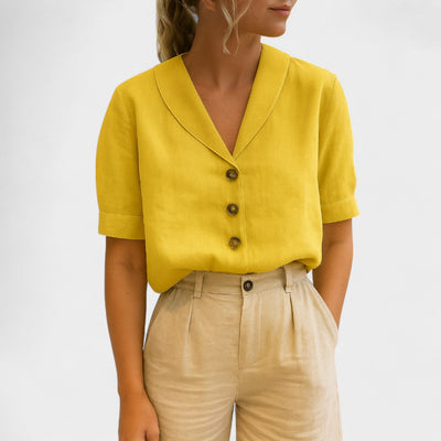 NORTHLINE STUDIO | BUTTON FRONT BLOUSE