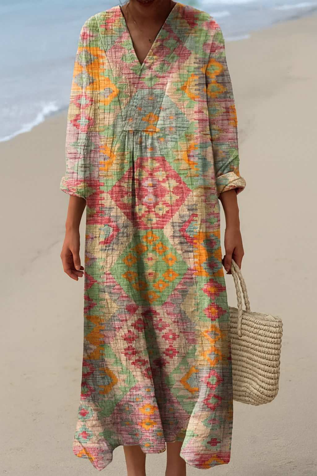 Virginia - Summer Breeze Printed Dress