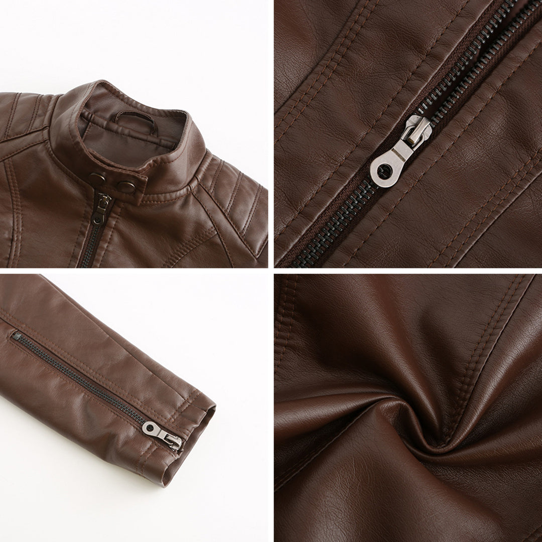 Avencea - Elegant leather jacket of high quality
