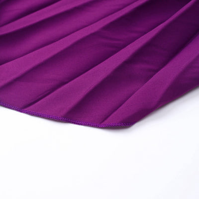 Avencea - Elegant Pleated Dress with Asymmetrical Hem