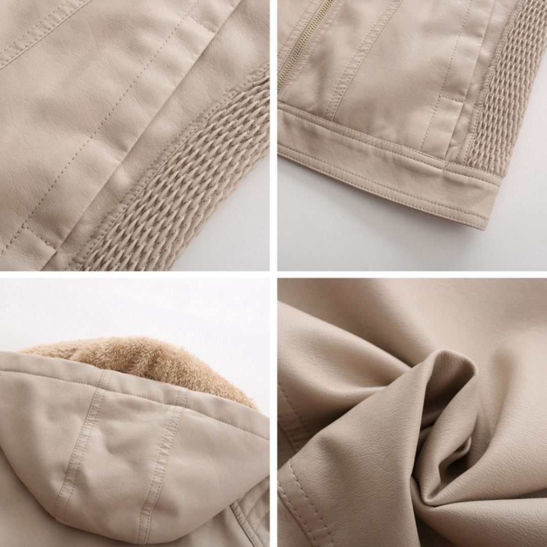 Avencea - Elegant leather jacket in stylish design