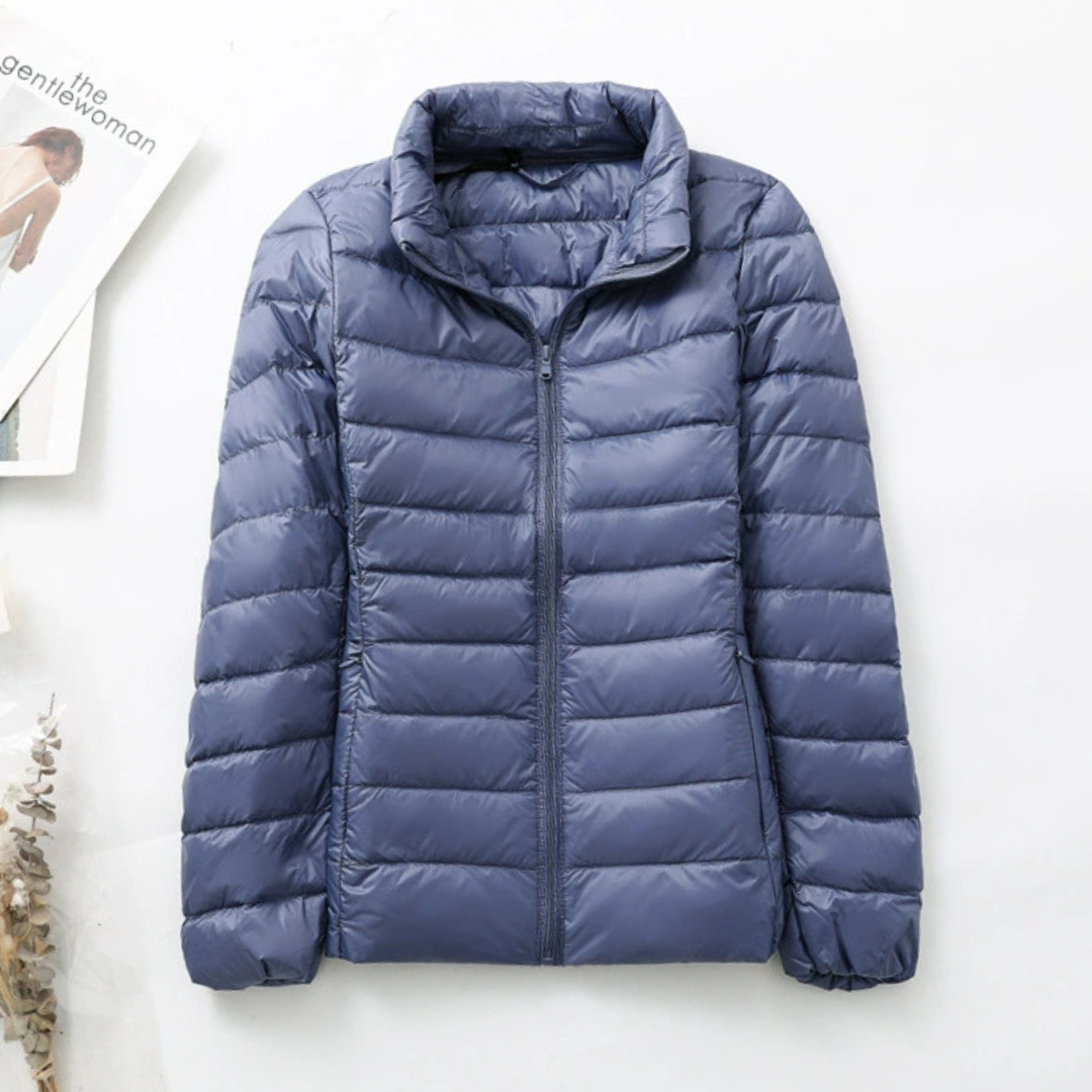 THE SERENA PUFFER JACKET | INDIGO