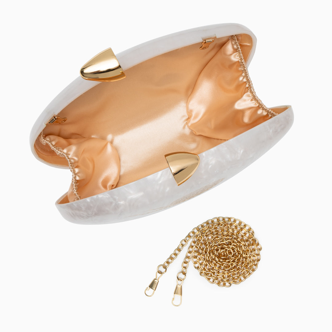 Skylynn Acrylic Clutch Bag