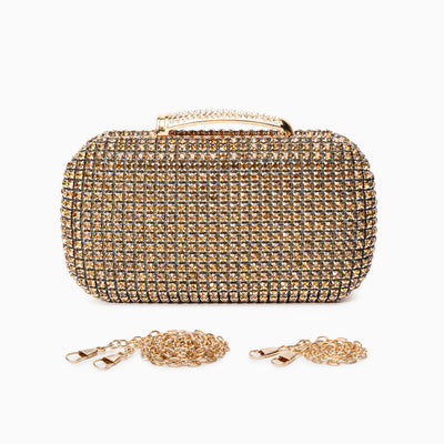 Sara Diamond Encrusted Clutch Bag