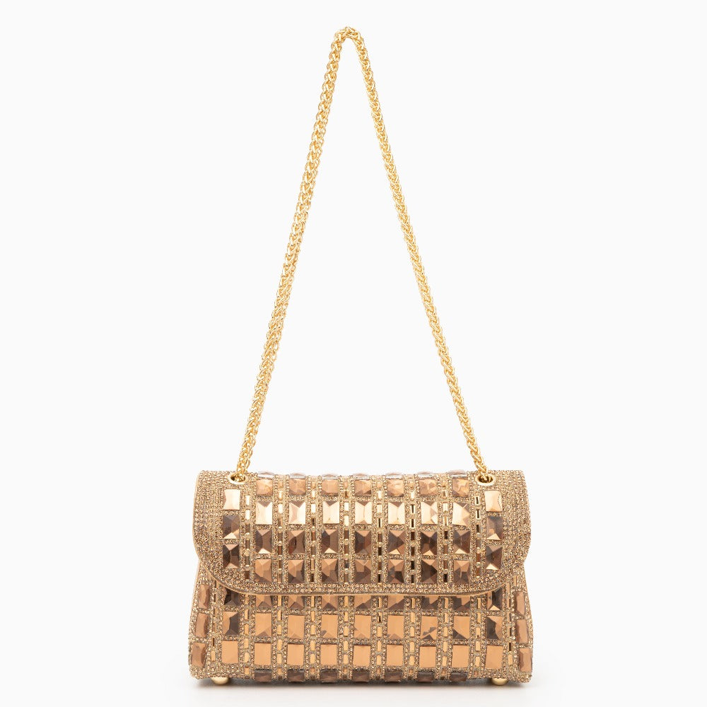 Ayesha Gemstones Clutch Bag