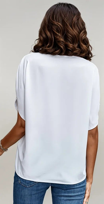 Anna™ | Relaxed v-neck blouse