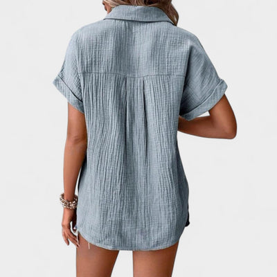 NORTHLINE STUDIO | RELAXED BUTTON BLOUSE