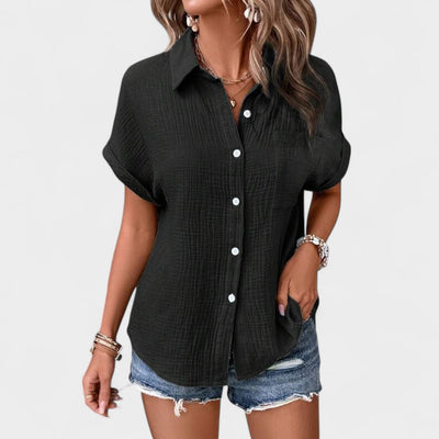 NORTHLINE STUDIO | RELAXED BUTTON BLOUSE