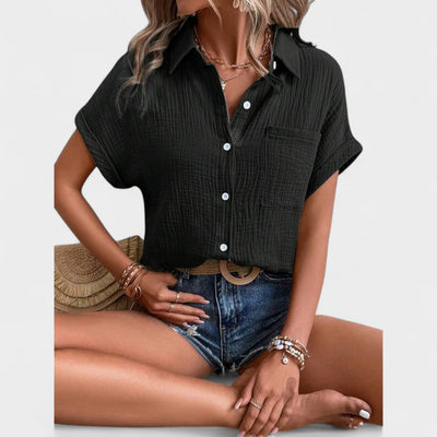 NORTHLINE STUDIO | RELAXED BUTTON BLOUSE