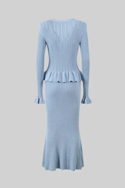 Bonnie | V-Neck Knitted Set