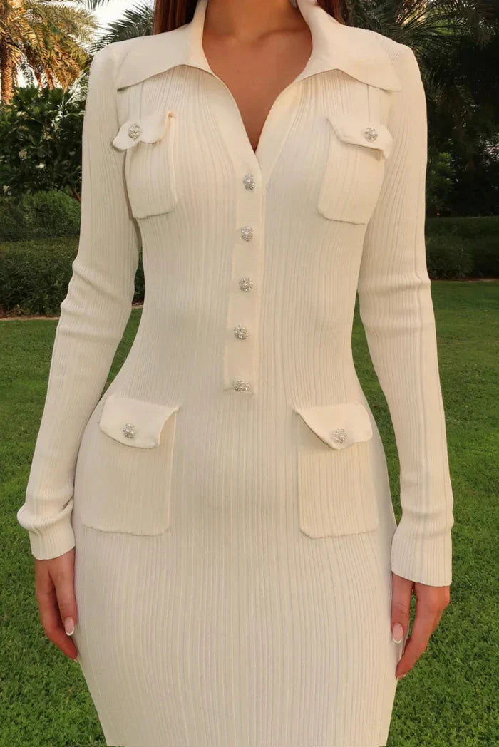 Pippa | Knitted Midi Dress