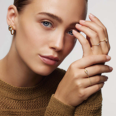 Moonstone Muse Ring | Gold 14k