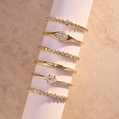 Pearl™ - ELEGANT DIAMOND RING WITH A LUSTROUS PEARL DESIGN