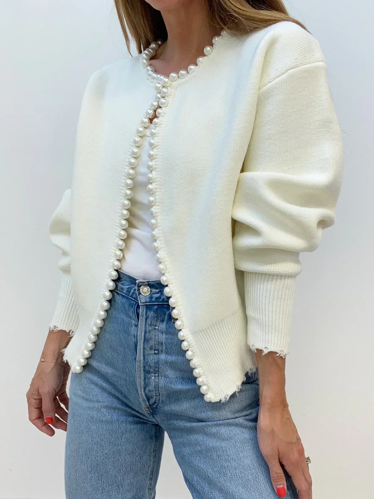 Nancy | Pearl Cardigan
