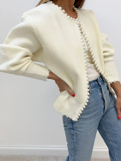Nancy | Pearl Cardigan
