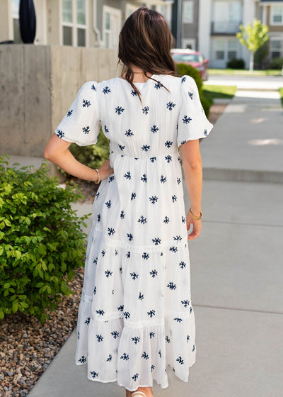 Emma™ – White Embroidered Summer Dress