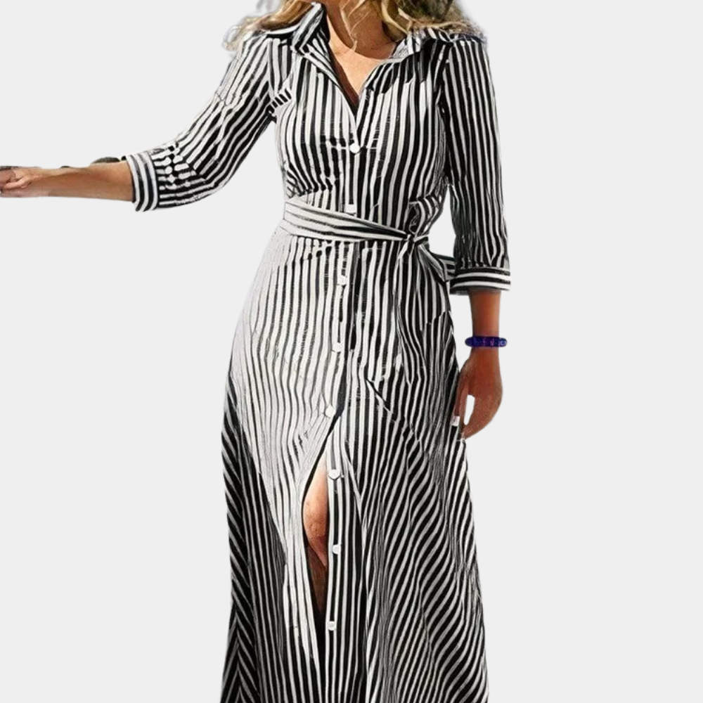 Avencea - Long ladies' dress in various colors and prints