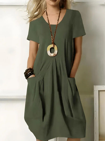 Elise™  | Elegant dress with belly coverage