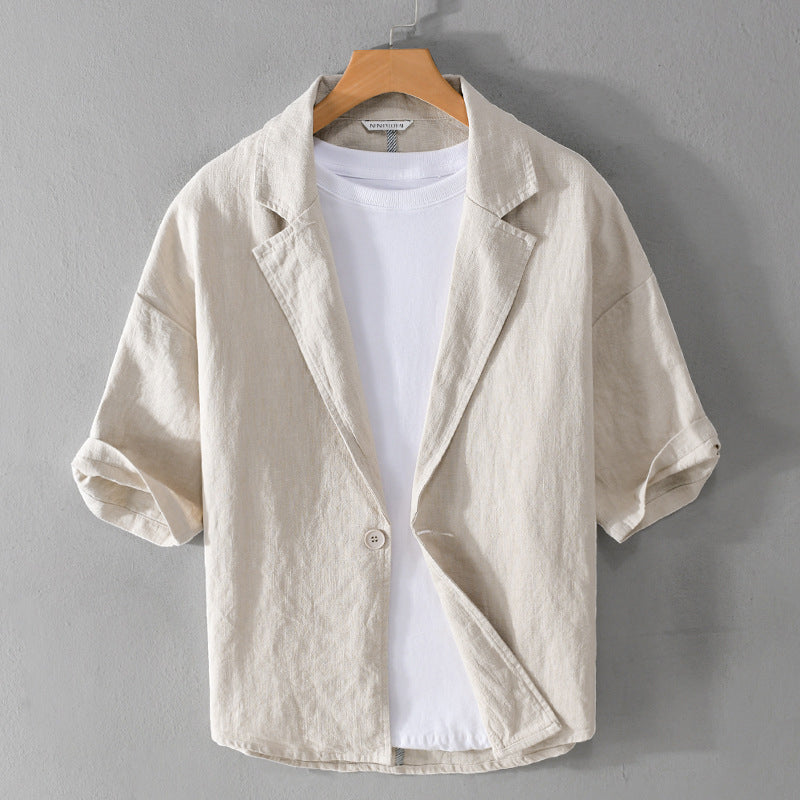Franco Bianchi Casual Linen Blazer