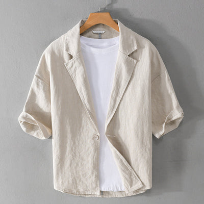 Franco Bianchi Casual Linen Blazer