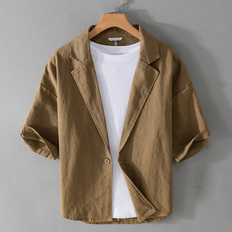 Franco Bianchi Casual Linen Blazer