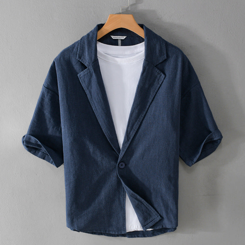 Franco Bianchi Casual Linen Blazer