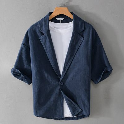 Franco Bianchi Casual Linen Blazer