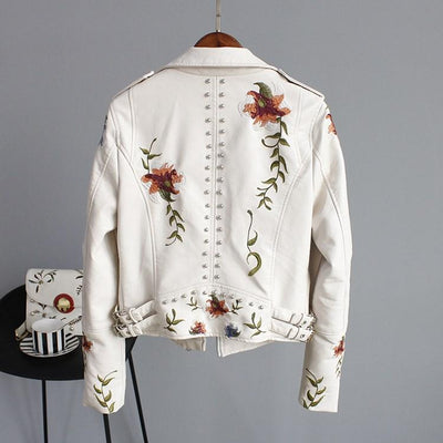 Lily™ - Modern Floral Jacket with Handmade Details