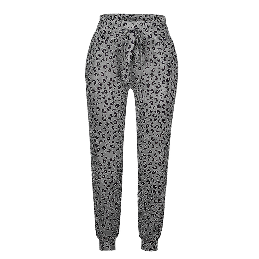 Avencea - Trousers with Unique Leopard Pattern