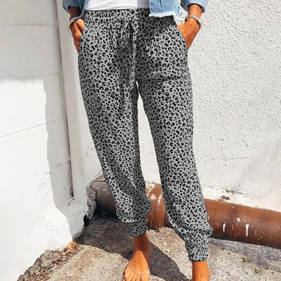 Avencea - Trousers with Unique Leopard Pattern