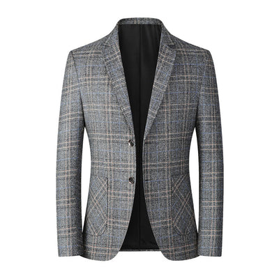Avencea - Casual blazer for men with luxury embroidered details