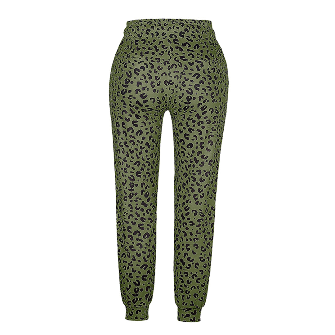 Avencea - Trousers with Unique Leopard Pattern