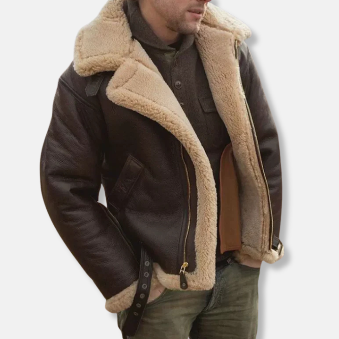 Aquila Nera – Shearling Aviator Jacket