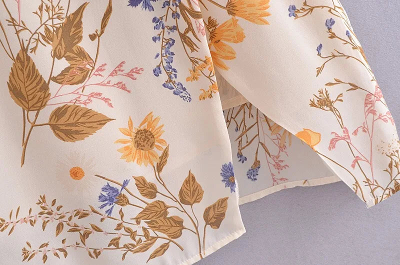 Avencea | Floral Printed Strap Dress