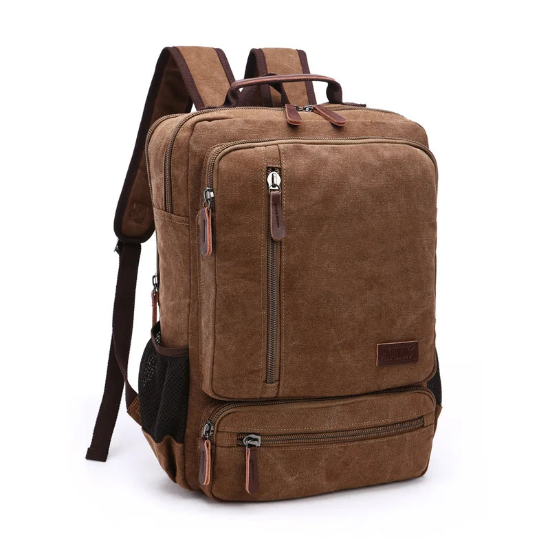 Vinthentic Large Men’s Vintage Canvas Backpack