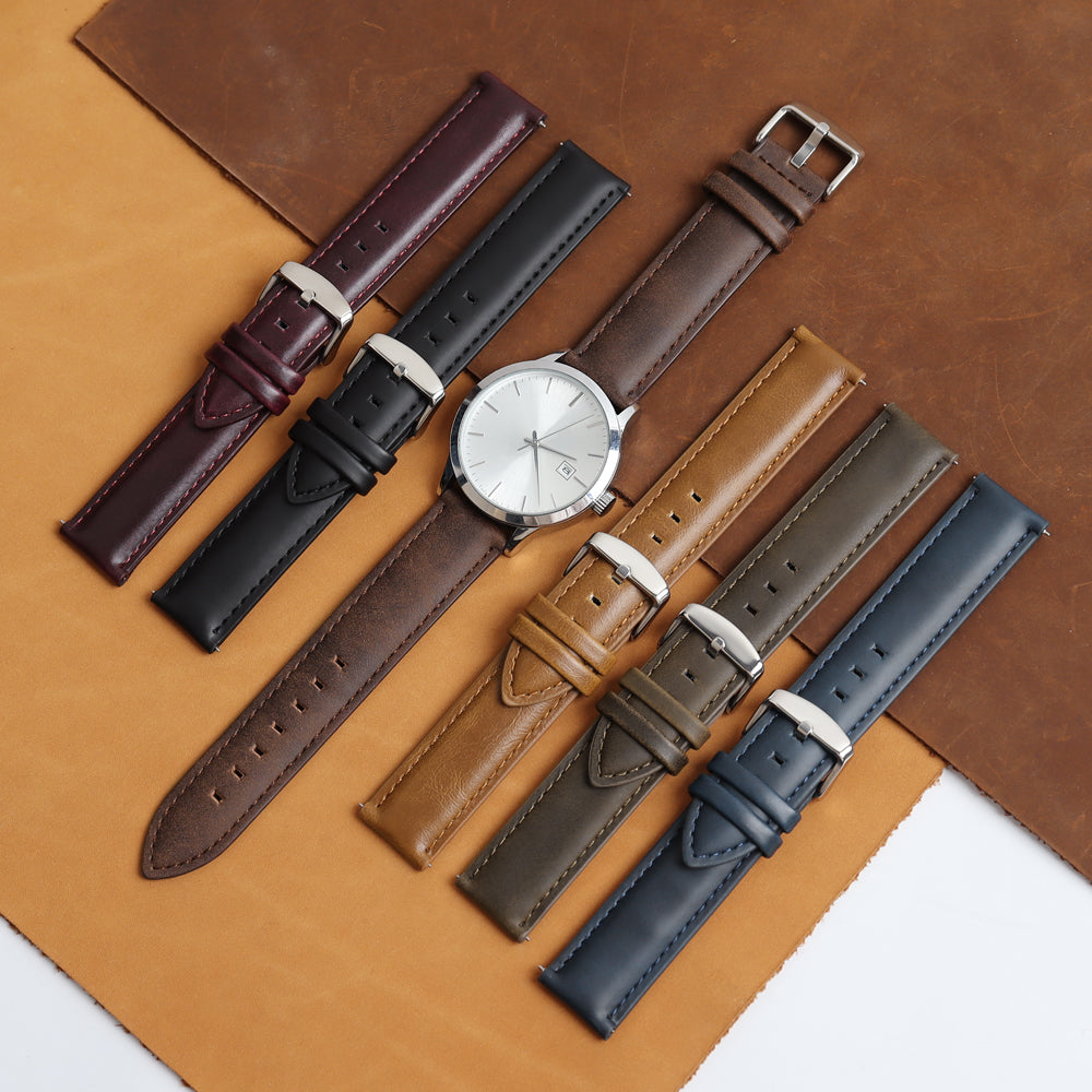 Luxury Leather Watch Strap