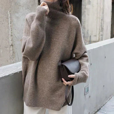 Julia | Soft High-Neck Knit Sweater
