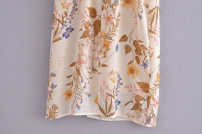 Avencea | Floral Printed Strap Dress